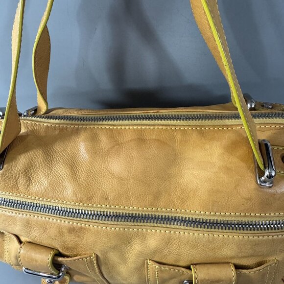 Marc Jacobs Yellow Leather Multi-pocket Satchel Bag - Picture 2 of 13